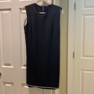 Black sheath dress